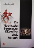 Kiat Mengentaskan Pengangguran dan Kemiskinan Melalui Wirausaha